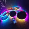 FIJVKNXY 6PCS 5FT (60"/1.4M) Triple Row RGB Dream Color Chasing Flow LED Light Strips - APP+Remote Control, for Polaris Ryker, Spyder, Car, Truck, LED Lights for Polaris Slingshot view 3