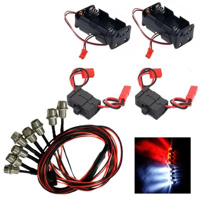 8Leds LED Light Headlights Taillight Kit Accessories & 4Leds LED Light Headlights Taillight Kit Accessories