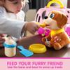JOYIN Toy Dog for Toddlers, Play Puppy Toy with Carrier & Accessories, Plush Dog with Interactive Button, Lights & Sounds, Pet Care Set for Kids 1 2 3 4 Years Old, Birthday Gifts for Girls view 2