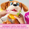 JOYIN Toy Dog for Toddlers, Play Puppy Toy with Carrier & Accessories, Plush Dog with Interactive Button, Lights & Sounds, Pet Care Set for Kids 1 2 3 4 Years Old, Birthday Gifts for Girls view 3