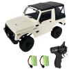 Dodoore RC Rock Crawler WPL C74-1 RC Truck, 1:10 Scale 2.4GHz Remote Control Truck, 4WD All Terrain Off-Road RC Crawler with LED Lights and 2 Rechargeble Batteries for Adults view 1