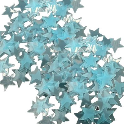 100Pcs Glow In Dark Star Fluorescent Brght 3D Wall Sticker For Kids Baby Bedroom Ceiling Decoration 3cm Size