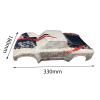 CoudarTitie 1/10 Scale RC Car Body Shell for Drifting and Crawling, 210mm Wheelbase view 2
