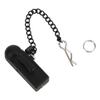 Keenso Metal Trailer Buckle, Metal Trailer Buckle Connection Component Accessories with High Simulation for 1/10 RC Crawler Car 90046 90047 (Black) view 2