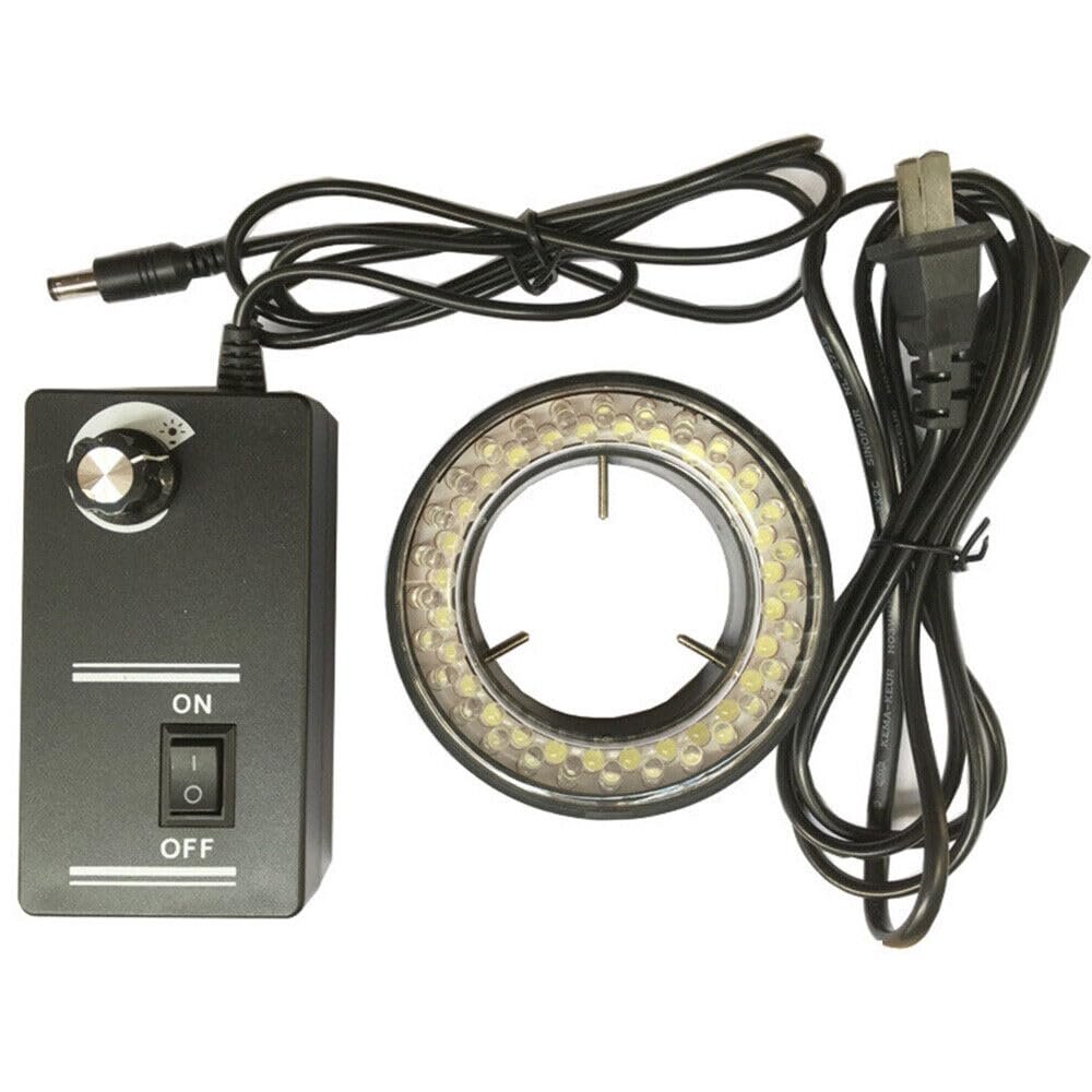 60 LED Ring Light Adjustable Illuminator for Nikon Olympus Stereo Microscope