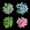 100Pcs Glow In Dark Star Fluorescent Brght 3D Wall Sticker For Kids Baby Bedroom Ceiling Decoration 3cm Size view 4