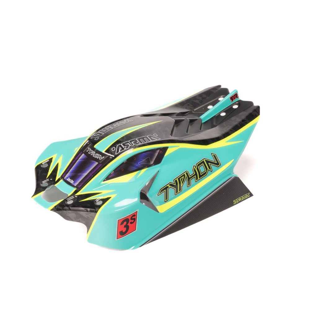 ARRMA Typhon 4x4 Clipless Painted Decaled Body (Green), ARA406171