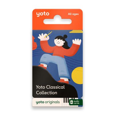 Yoto Classical Collection 4 Kids Musical Audio Cards for Use with Player & Mini Allin1 Audio Device, Educational & ScreenFree Listening with Relaxing Music for Naptime Bedtime & Winding Down