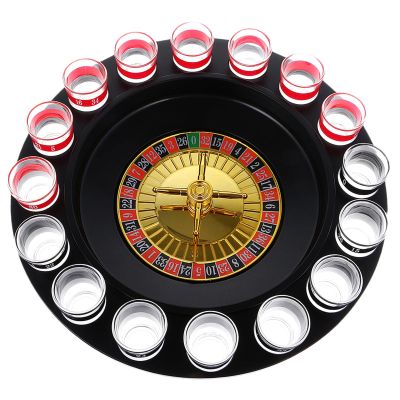 CoudarTitie Drinking Roulette Game Set for 2-8 Players with Glasses
