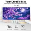 Playmat for MTG Cards Game Mat with Non-Slip Rubber Base Stitched Field Rules Zones Play Mat Desk Mats with Cherry Blossom Moon Size 24 x 14 inch Mousepad for MTG TCG Card Game Playing for Beginner view 4