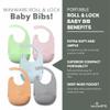 Miniware Sensory Starter Set with Sensory Baby Bowl, Baby Spoon, Roll & Lock Bib - Easy to Clean Baby Feeding Set to Promote Self-Feeding- Toddler Feeding Essentials - Raspberry view 4
