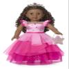 American Girl 2024 Pink Stardust Holiday Collector Doll with Swarovski Crystals  Brunette view 2