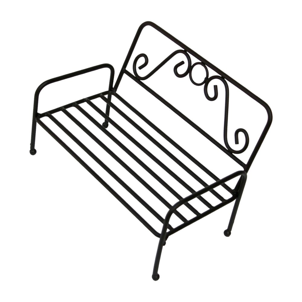 1/6 Scale Garden Chair for Dollhouse Furniture