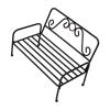 1/6 Scale Garden Chair for Dollhouse Furniture view 1
