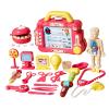 JunZheHub Children's Doctor for Role Playing and Learning Activities, Pink view 1