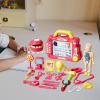 JunZheHub Children's Doctor for Role Playing and Learning Activities, Pink view 4