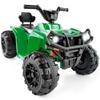 Best Choice Products 12V Kids Ride-On Electric ATV, 4-Wheeler Quad Car Toy w/Bluetooth Audio, 2.4mph Max Speed, Treaded Tires, LED Headlights, Radio - Kelly Green view 1