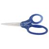 Westcott GEM Crystal-Design 7-Inch Pointed Student Scissors for Ages 12+, Classroom Essential with Comfortable Grip, Ideal for Left or Right Hand, Back to School, School Supplies, Blue view 1