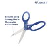 Westcott GEM Crystal-Design 7-Inch Pointed Student Scissors for Ages 12+, Classroom Essential with Comfortable Grip, Ideal for Left or Right Hand, Back to School, School Supplies, Blue view 4