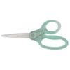 Westcott GEM Crystal-Design 7-Inch Pointed Student Scissors for Ages 12+, Classroom Essential with Comfortable Grip, Ideal for Left or Right Hand, Back to School, School Supplies, Green view 1