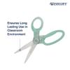 Westcott GEM Crystal-Design 7-Inch Pointed Student Scissors for Ages 12+, Classroom Essential with Comfortable Grip, Ideal for Left or Right Hand, Back to School, School Supplies, Green view 4