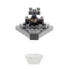 Brickcessories Display Stand Compatible with 75033 - Star Destroyer Microfighter - Acrylic Display Stand - Set Not Included view 3