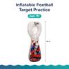 Aqua Inflatable Football Toss, Inflatable Throwing Target Toy, Backyard and Lawn Game, Touchdown Pass Game view 2