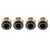 4Pcs Brass Clamp Ring Metal 1.0 Wheel Rim Wheel Hub for FMS FCX24 Max for SMA-sher 1/24 RC Crawler Car Upgrade Accessories(Black) view 4