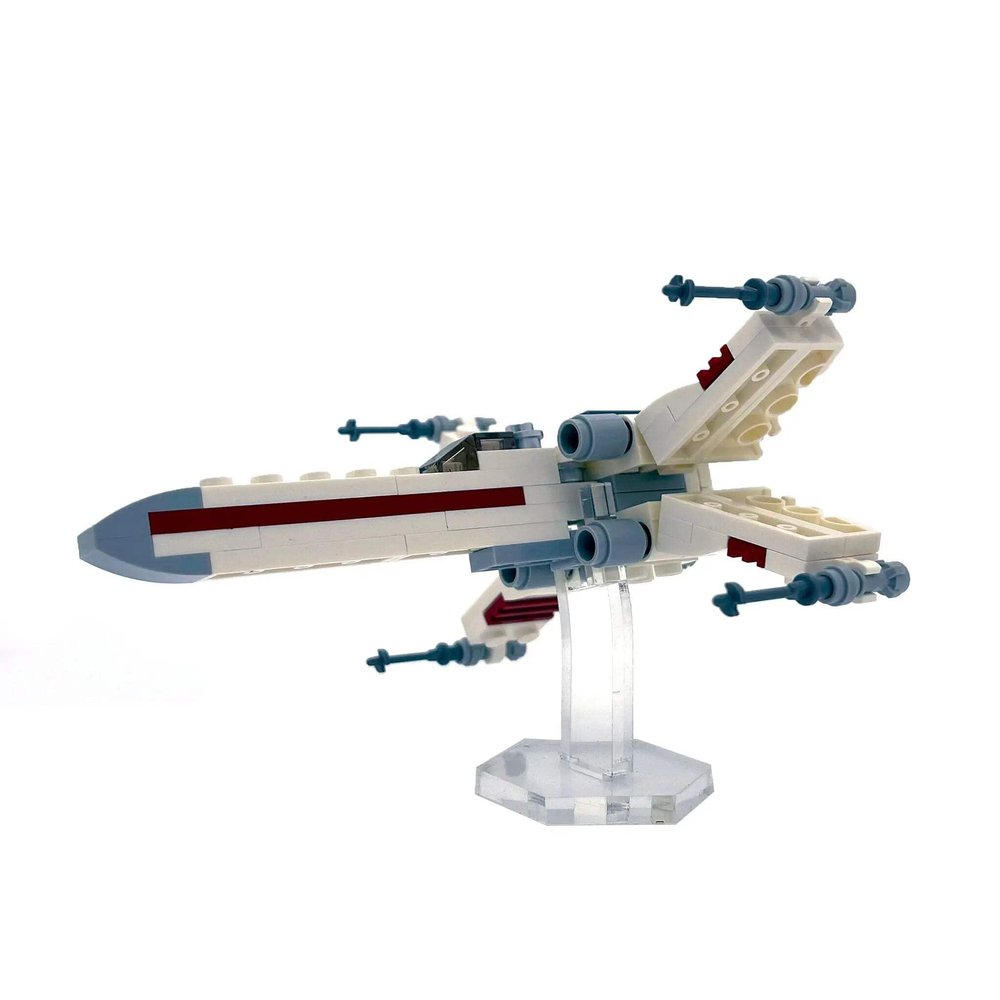 Brickcessories Display Stand for X-Wing Starfighter Microfighter Polybag