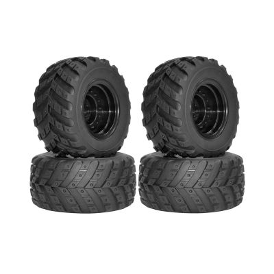 4Pcs 97mm Rubber Tire Tyre Wheel for HBX for HAI-Boxing 901 901A 903 903A 905 905A 12813 1/12 RC Car Spare Upgrade Parts