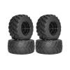 4Pcs 97mm Rubber Tire Tyre Wheel for HBX for HAI-Boxing 901 901A 903 903A 905 905A 12813 1/12 RC Car Spare Upgrade Parts view 1