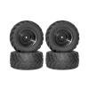 4Pcs 97mm Rubber Tire Tyre Wheel for HBX for HAI-Boxing 901 901A 903 903A 905 905A 12813 1/12 RC Car Spare Upgrade Parts view 2
