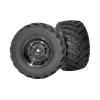 4Pcs 97mm Rubber Tire Tyre Wheel for HBX for HAI-Boxing 901 901A 903 903A 905 905A 12813 1/12 RC Car Spare Upgrade Parts view 3