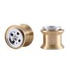 4Pcs Brass Clamp Ring Metal 1.0 Wheel Rim Wheel Hub for FMS FCX24 Max for SMA-sher 1/24 RC for CRA-wler Car Upgrade Parts(White) view 4