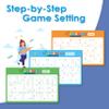 GRANDLMOON 5 Portable Travel Game Activities Pad On The Go Plane Trip Pen Pencil and Paper Game for Teens 6 x 9-inches (75 Sheets) Version 2 view 2