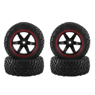 4Pcs 75mm Wheel Tire for Wl-Toys 144001 144010 124007 124019 for Ta-Miya TT02B HSP 1/10 1/12 1/14 RC Rally Car Off Road Buggy