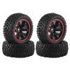 4Pcs 75mm Wheel Tire for Wl-Toys 144001 144010 124007 124019 for Ta-Miya TT02B HSP 1/10 1/12 1/14 RC Rally Car Off Road Buggy view 2