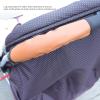 2pcs Stroller Armrest Handle Covers,Soft Comfortable Elastic PU Leather Stroller Handle Protector (Brown) view 3