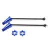 2Pcs Metal Front Rear Drive Shaft CVD for Tra-xxas for X-Maxx for XMA-XX 6S 8S 1/5 for Mon-Ster Truck RC Car Upgrade Parts,1 view 1
