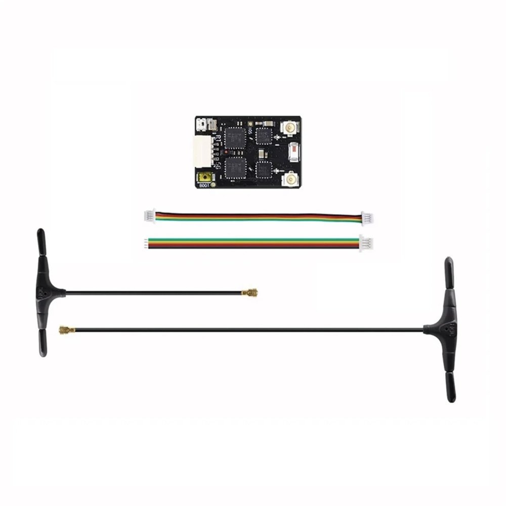 for EL-RS RX Dual Receiver 2.4Ghz with 150mm and 90mm Antenna for RC FPV Racing Drone