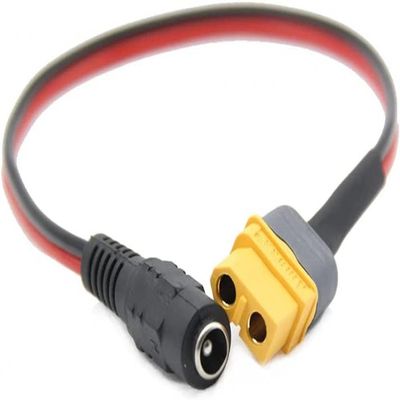 B6 Charger Adapter XT60 XT30 To DC 5.5 2.1mm Goggles Compatible With Fatshark Skyzone 03 Accessories Replaceable Color T Connector(FOR XT60)