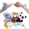 8 Pcs Slap Bracelets Stuffed Animal for Kids, Plush Animal Snap Bracelets Cutie Cuff Sticky Rolls Bracelet Huggers Toy Wrist for Girls Boys Child Gift Party Favors Birthday(style C) view 1