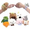 8 Pcs Slap Bracelets Stuffed Animal for Kids, Plush Animal Snap Bracelets Cutie Cuff Sticky Rolls Bracelet Huggers Toy Wrist for Girls Boys Child Gift Party Favors Birthday(style B) view 1
