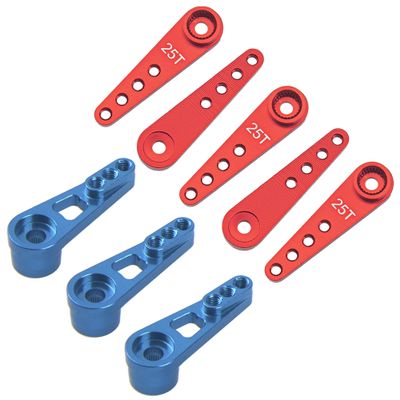 25T Servo Horn 37mm Metal 25 Teeth Extension Steering Arm Server & 25T Servo Horn Steering Arm