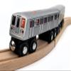 MUNI PALS Wooden Subway F Line Train 6th Ave Local Car Set NYC R40 Slant End F - 2-car Set MP01-11SF view 2