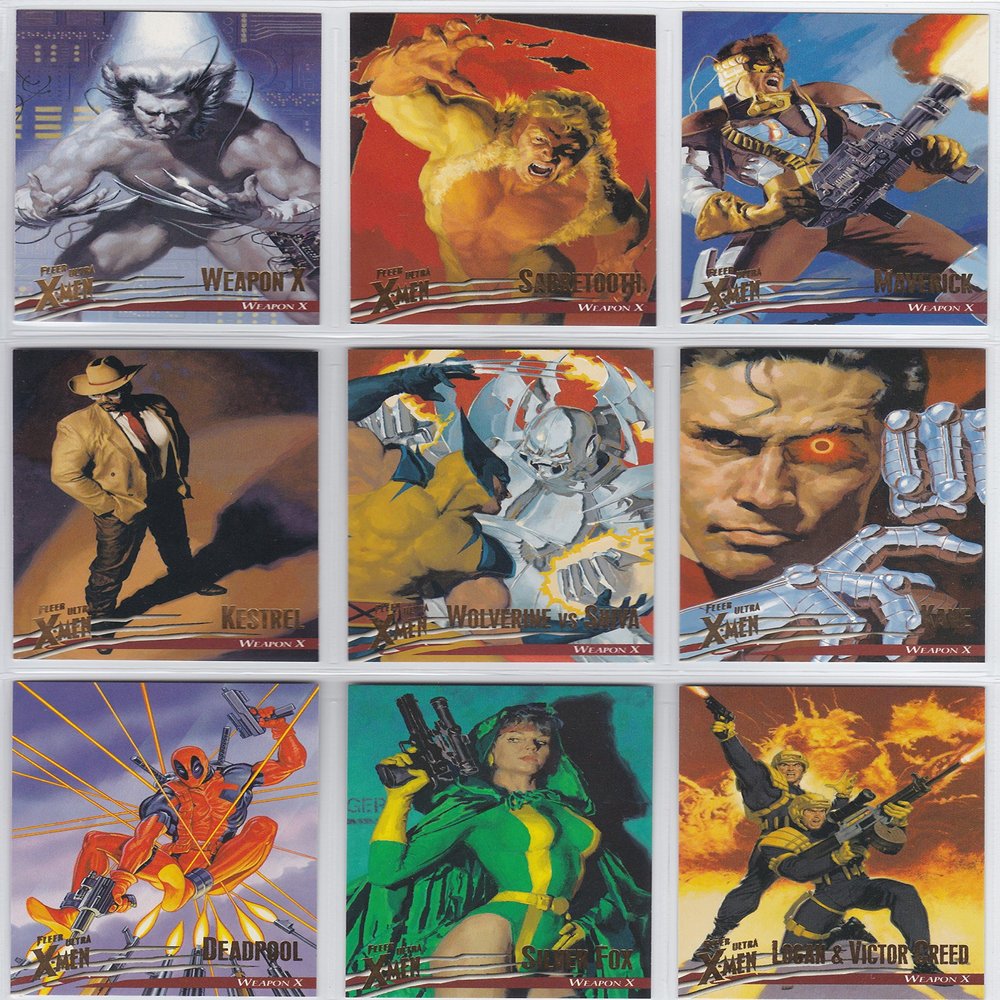 1996 Fleer Ultra X-Men: Wolverine Base Set of 100 Cards NM/M