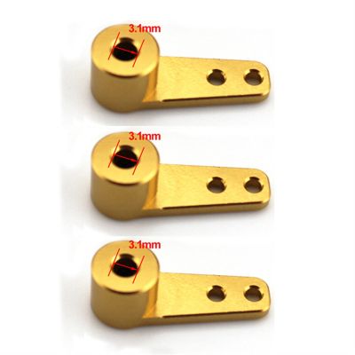 3PCS Single Side Metal Steering Arm RC Boat Accessories M2 Screws for RC Car/Boat Models(4.1mm)