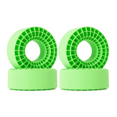INJORA 4PCS Silicone Rubber Insert Foam for 146-149mm (5.75" OD) 2.2" Tires(Green)