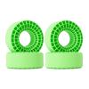 INJORA 4PCS Silicone Rubber Insert Foam for 146-149mm (5.75" OD) 2.2" Tires(Green) view 1