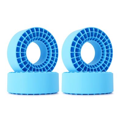 INJORA 4PCS Silicone Rubber Insert Foam for 146-149mm (5.75" OD) 2.2" Tires(Blue)